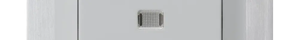 Interrupteur poussoir lumineux ENC kallysto 3/1P grc avec plaque de fixation 