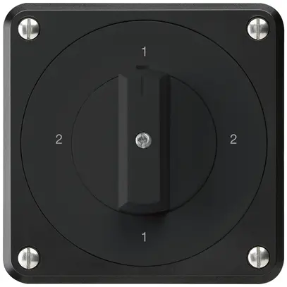 Interruttore rotativo INC robusto IP55 schema 3/1P nero 