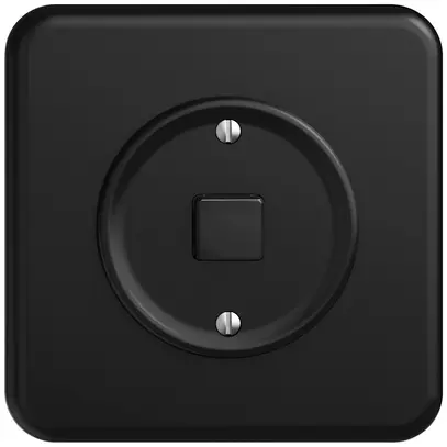 Interrupteur à poussoir ENC STANDARDdue Wiser SNAPFIX® 1 touche no 