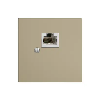 Boîte 1×RJ45/s 8P EDIZIOdue sand R&M swissline 