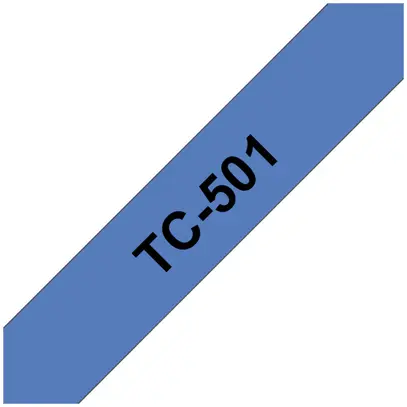 Cassette ruban TC 12mm×7.7m bleu 