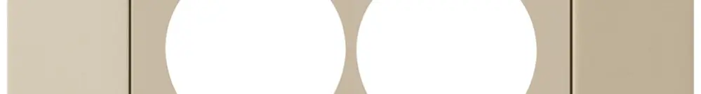 Kit di montaggio INC per 2 XLR kallysto.trend beige 