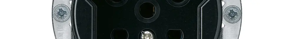 Prise HA basico type 15 avec bornes enfichables noir 
