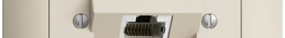 Presa INC 1×RJ45/s 4P ITplus EDIZIOdue crema 