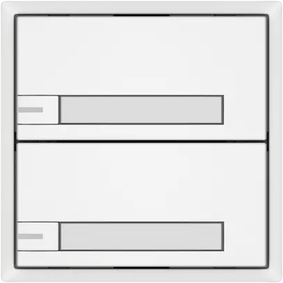 Pulsante KNX RGB EDIZIO.liv SNAPFIX® sensore temp.RGB-LED targ.2× com.1T bi 