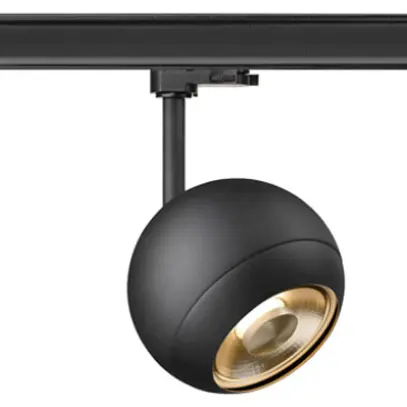Spot SLV LIGHT EYE 150 GU10 1×13W VAR AD3PH Ø150mm noir 