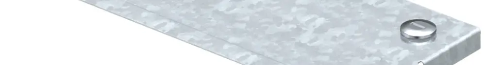 Couvercle pour raccord T adossable 100mm zingué 