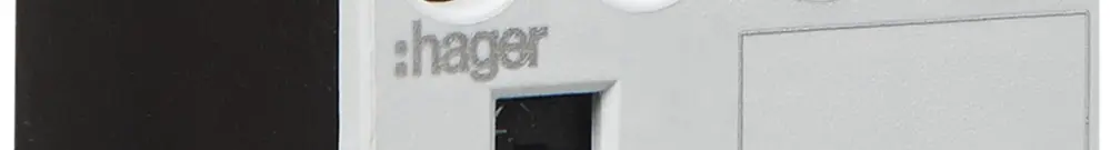 Contact auxiliaire Hager 4F pour EV007…EV038, EVN022…EVN045,  EVL014…027, EVR004 