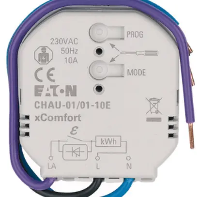 Actionneur de chauffage RF INC xComfort CHAU, 10A PWM mesure d'énergie 