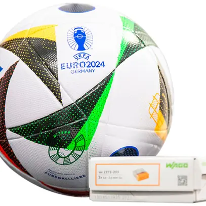 Set di morsetti di connessione pro WAGO 1×pallone da calcio ADIDAS UEFA EURO24 
