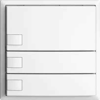UP-Universaltaster 3×1T Steckklemme EDIZIOdue weiss, ohne LED 
