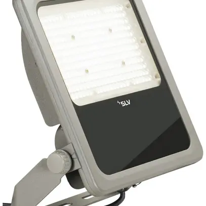 Projecteur LED SLV FLOODLIGHT 100W 16300lm 840 IP66 105° 389×317×65mm gris 