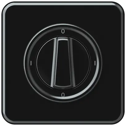 Interrupteur rotatif ENC origin interrupteur 0/2L 16A 250V 0-I-0-I 92×92mm noir 