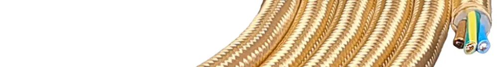 Cavo tessile Elektrogros TDLR H03VV-F 3×0.75mm² LNPE oro 50m 