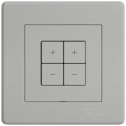 Stazione sec.variatore INC EDIZIO.liv Wiser SNAPFIX® 2 canali 4 tasti WLAN grc 
