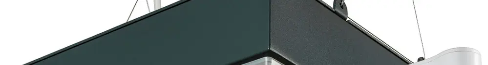 LED-Hallenstrahler Sylvania KubiXx AISLE PIR 110W 19700lm 840 IP65 DIM 412×370 