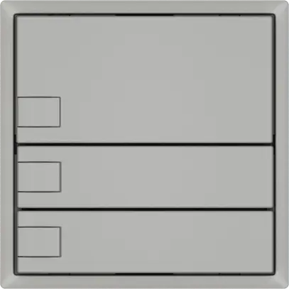 Poussoir universel EDIZIO.liv UNI SNAPFIX® 12…48V s.LED 3× comm.1T grc 