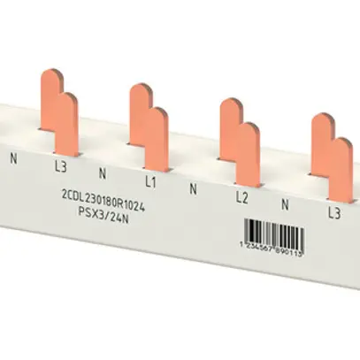 Barre de phase ABB FlexLine 3LN 10mm² 63A 214.1mm 