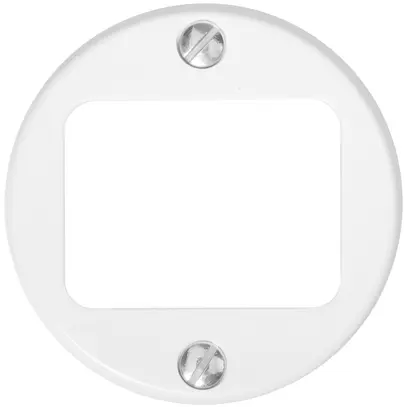 Disque frontal Electro-Mica pour interrupteur/poussoir blanc 