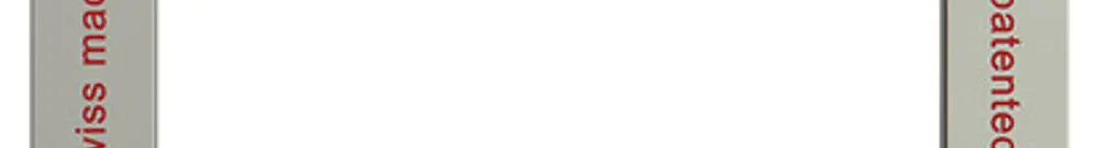 UP-Kopfzeile senkrecht 3-teilig m.SNAPFIX®-Befestigungssystem 