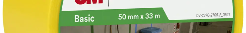 Klebeband 3M 764 50mm×33m×0.13mm gelb 