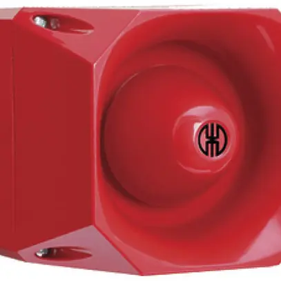 Sirena polifonica WERMA WM, 32 toni, 110dB, 9...60VDC, rosso 