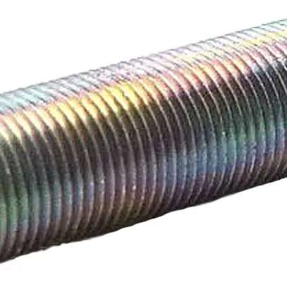 Tubo filettato Elektrogros M13×40mm acciaio zincato per elettrolisi 