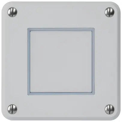 Contatto pulsante INC robusto IP55 2P grigio 
