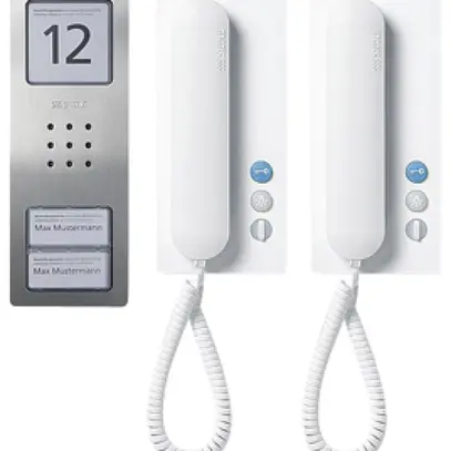 Kit audio AP Siedle, système Compact 1+n, 2 touches 