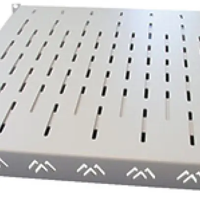 Base per apparecchi pesanti 19" APRANET VARIplain T=455…780mm ≤150kg, grigio 