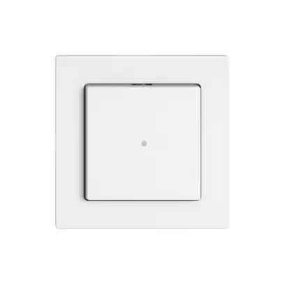 Kit di montaggio EDIZIO.liv SNAPFIX® interr.e cont.c.1 tasto lente front.bi 