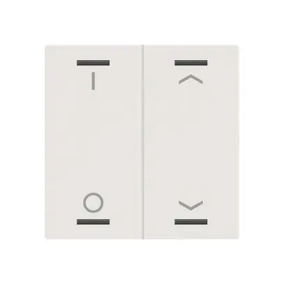 Wippe MDT BE-TAL60W211.D1 1T/4B f.Sensortasten weiss matt "I/O"-"Jalousie" 