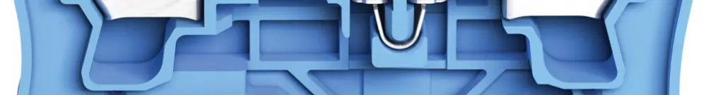 Durchgangsklemme WAGO TopJob-S 4mm² 2L blau Serie 2204 