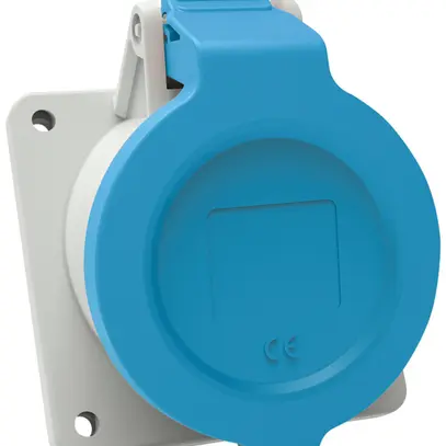Prise CEE INC Bals INNOLINQ 3P 32A 230V bleu 6h IP54 borne sans vis 85×85mm 20° 