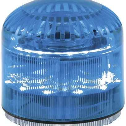 Sirène Hugentobler SIR-E LED M avec lumière, bleu, sans base, IP65, Ø92×87.5mm 