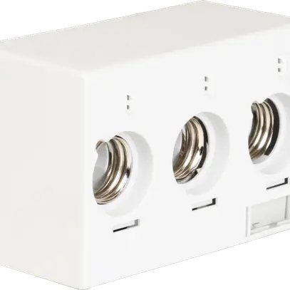 Portafusibile AP weber.uniline 3×25A DIN2 con copertura 