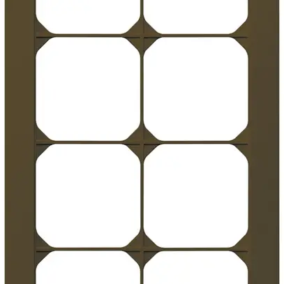Telaio di copertura INC kallysto.pro 4×2 marrone 154×274mm 