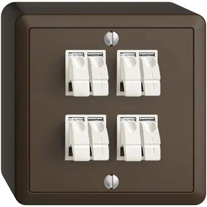 Prise AP audio FX 4×coffee borne à étrier pour 4 haut-parleurs 