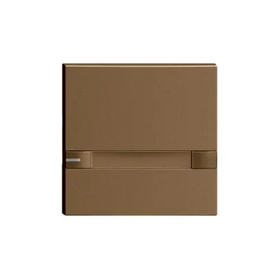 Tasto 1/1 KNX/elettronic.c. LED+cart. EDIZIOdue comando 2×coffee 