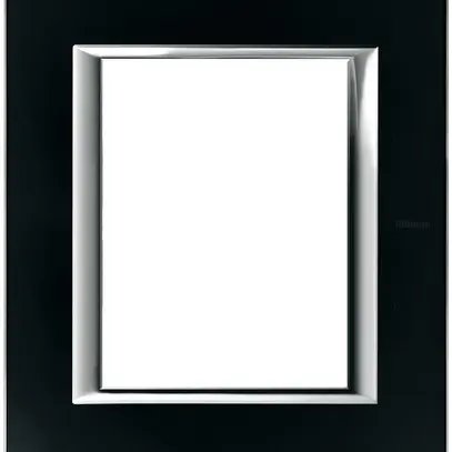 Abdeckrahmen Glas schwarz, Axolute 141.5×127mm 
