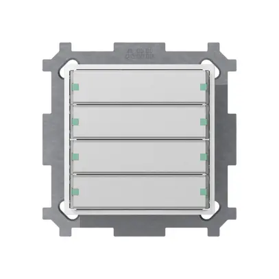 Sensore pulsante INC SIDUS KNX tipo Z 4/8, bianco 