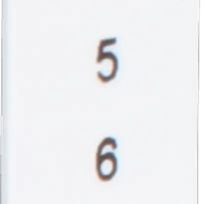 Nastro Zack ZB 1…10 bianco siglatura trasversale 10 cartellini 5mm 