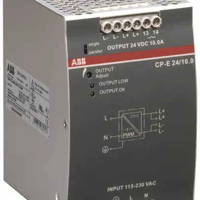 Alimentazione a commutazione ABB CP-E 24/10.0, IN:115/230VAC, OUT:24VDC/10A 