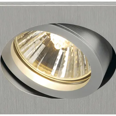 Plafoniera INS SLV NEW TRIA 68 SQUARE DL GU10 50W 68mmØINS Al spazzolato 
