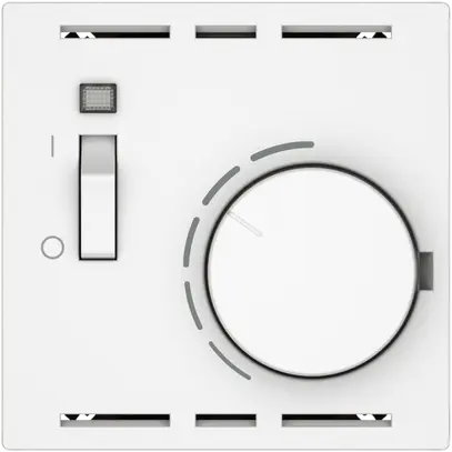 Termostato ambiente EDIZIO.liv SNAPFIX® con interruttore 230VAC 50Hz bi 