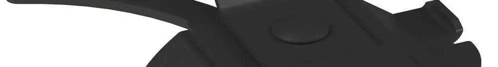 Staffa di fissaggio DOTLUX CONNECT alluminio 96×60×6mm nero 