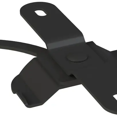 Staffa di fissaggio DOTLUX CONNECT alluminio 96×60×6mm nero 