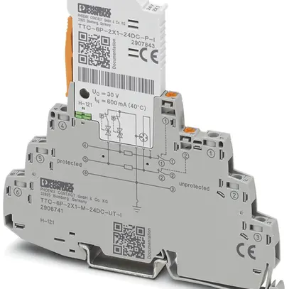 Protection surtension Phoenix Contact TTC-6P-2X1-M-24DC-UT-I 