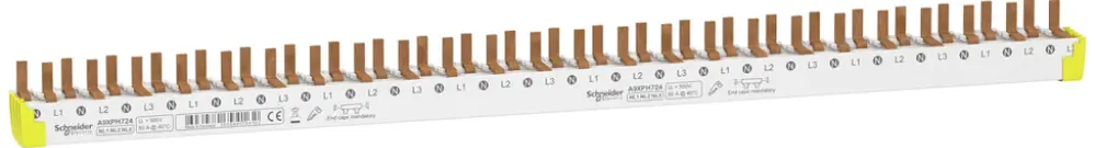 Barra collettrice Schneider Electric 3LN in basso 24UM 