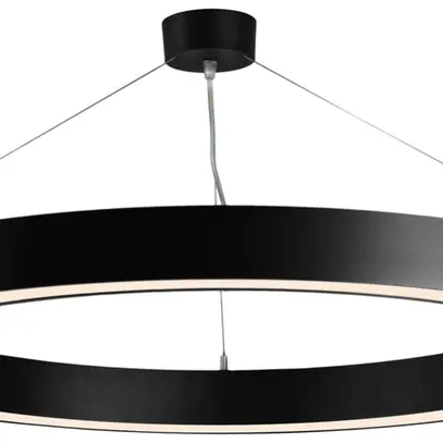 Luminaire suspendu LED Sylvania Nilo 53W 5980lm 840 DALI Ø800mm noir 